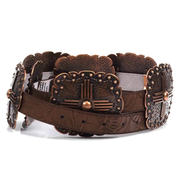8253 1 Brown Ladies' Fashion Belt
